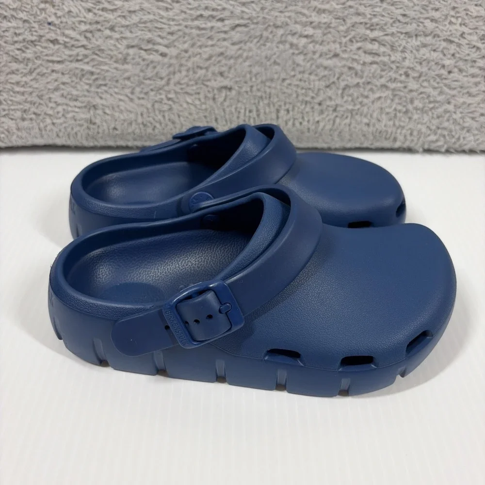 Birkenstock Birki Flow Big Kids Navy Blue C11 - 29 185 Clog Sandal - NEW No Box